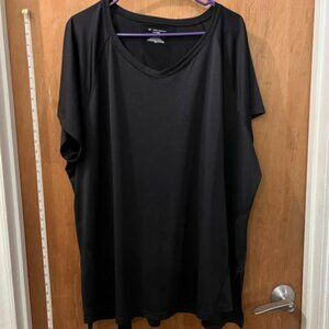 Size 3X - Tek Gear - Black Short Sleeve Workout Top